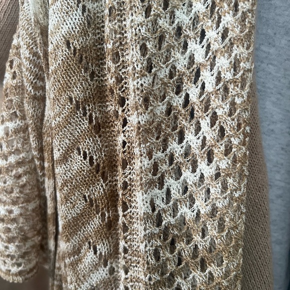 Elegant Tan Swim Coverup - Picture 3 of 6